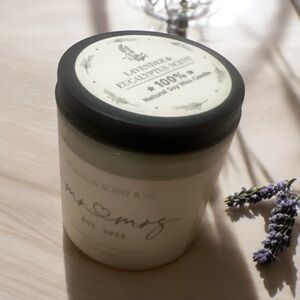 Classic Mr and Mrs Lavender and Eucalyptus scented candle